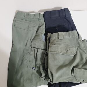5.11 Tactical 36X30 cargo pants lot 3 items work pockets zip police firefighter